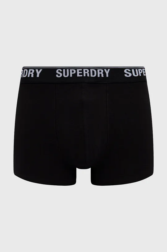 Superdry - Boxerky (3-pak) čierna