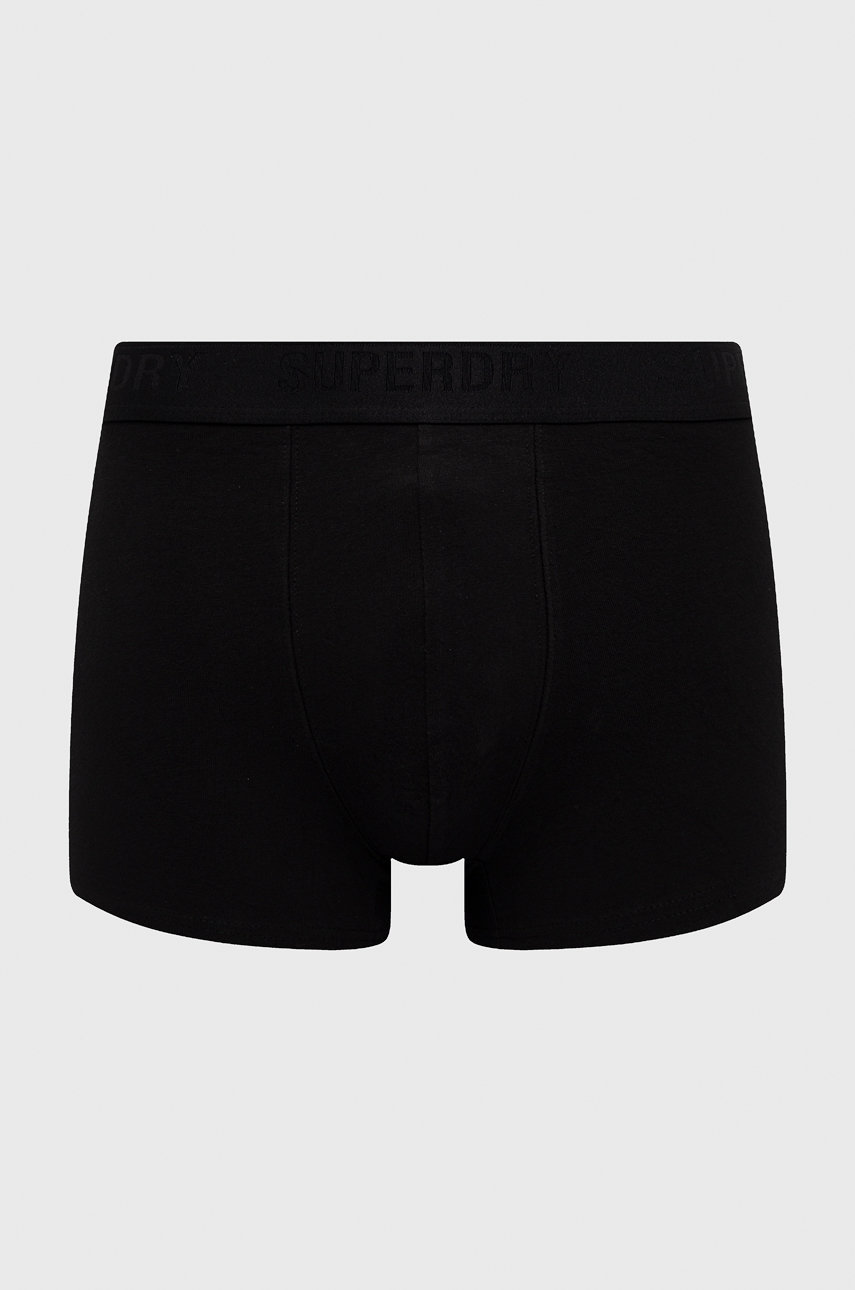 černá Superdry - Boxerky (3-pack)