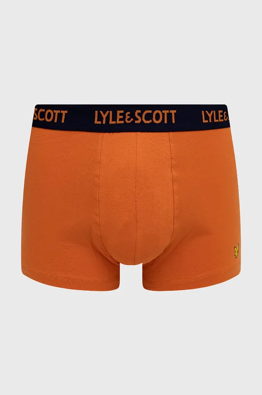 Lyle & Scott Bokserki (3-pack) pomarańczowy