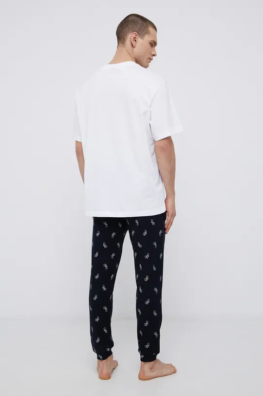λευκό Βαμβακερές πιτζάμες John Frank