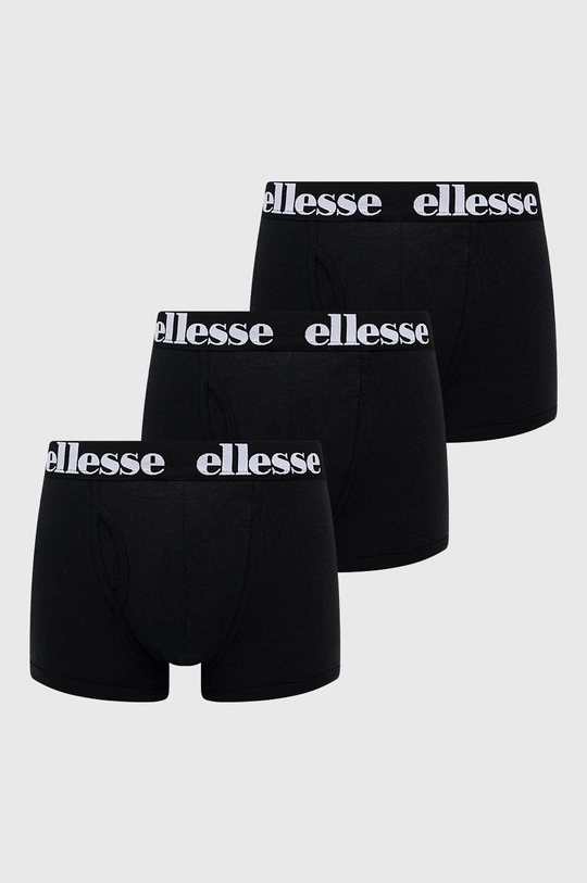 czarny Ellesse Bokserki (3-pack) Hali 3Pk Boxers Męski