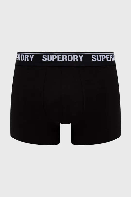 Boxerky Superdry (3-pak) čierna