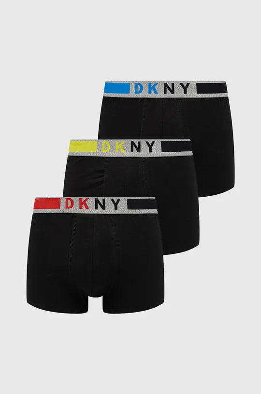 czarny Dkny Bokserki (3-pack) U5.6615 Męski