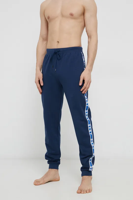 μπλε Βαμβακερό παντελόνι πιτζάμα DKNY Ανδρικά