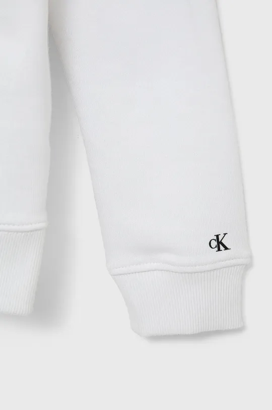 Дитяча бавовняна кофта Calvin Klein Jeans  Основний матеріал: 100% Бавовна Підкладка капюшона: 100% Бавовна Резинка: 98% Бавовна, 2% Еластан