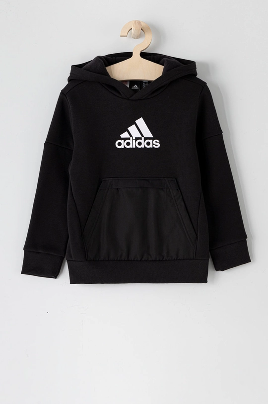 czarny adidas Performance Bluza dziecięca GJ6675 Chłopięcy