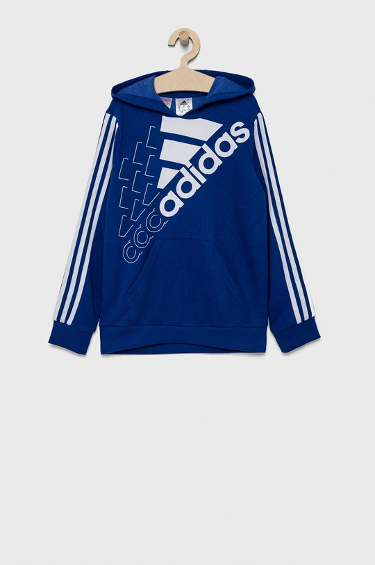 modrá Detská mikina adidas GS2189 Chlapčenský