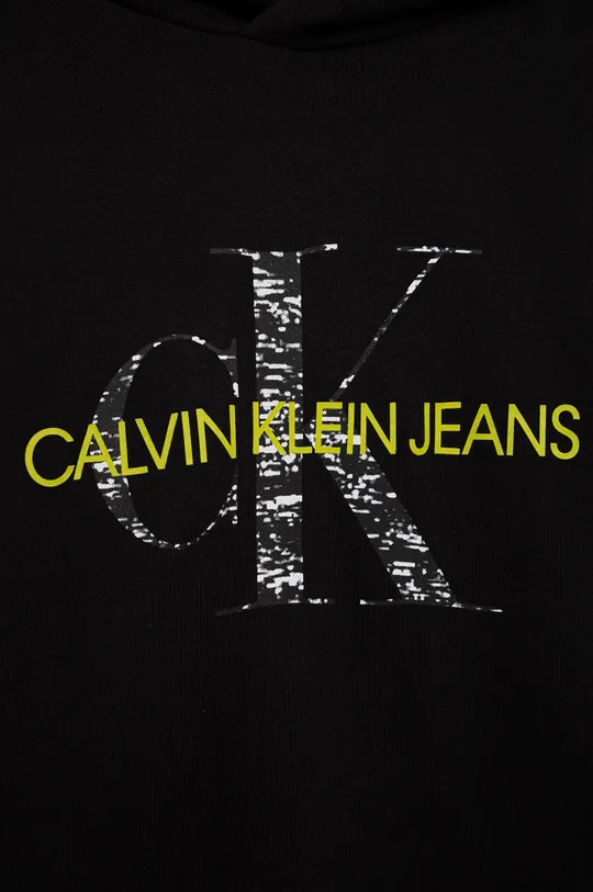 Calvin Klein Jeans Bluza bawełniana dziecięca IB0IB01049.4890 Materiał zasadniczy: 100 % Bawełna, Podszewka kaptura: 100 % Bawełna, Ściągacz: 98 % Bawełna, 2 % Elastan