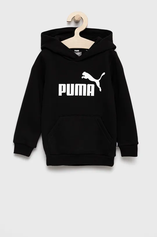 czarny Puma Bluza dziecięca 586965 Chłopięcy