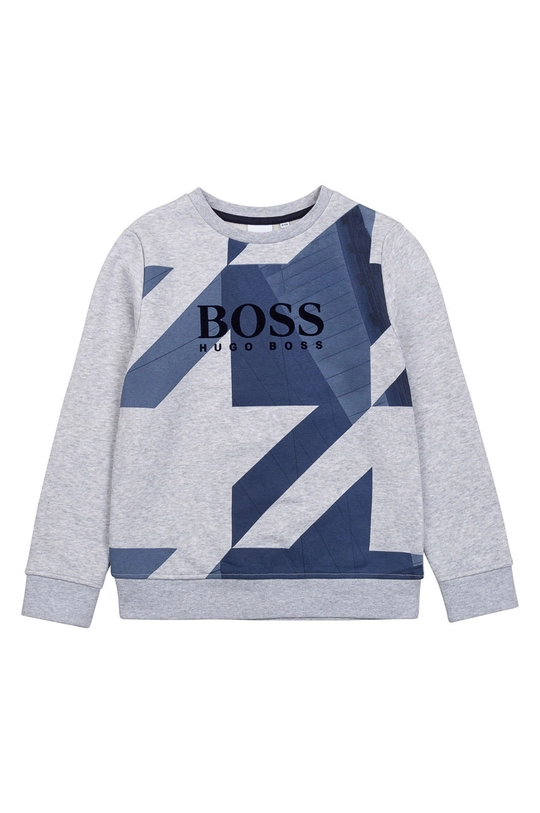 szary Boss Bluza dziecięca J25N02.162.174 Chłopięcy