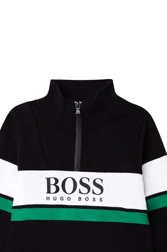 Boss Bluza dziecięca J25N05.162.174 Podszewka: 100 % Bawełna, Materiał zasadniczy: 67 % Bawełna, 33 % Poliester, Wykończenie: 97 % Bawełna, 3 % Elastan