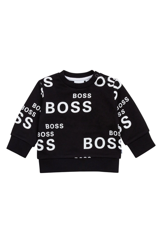 czarny Boss Bluza dziecięca J05896.86.94 Chłopięcy