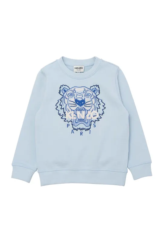 niebieski Kenzo Kids Bluza bawełniana dziecięca Chłopięcy