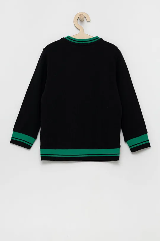 Detská bavlnená mikina United Colors of Benetton čierna