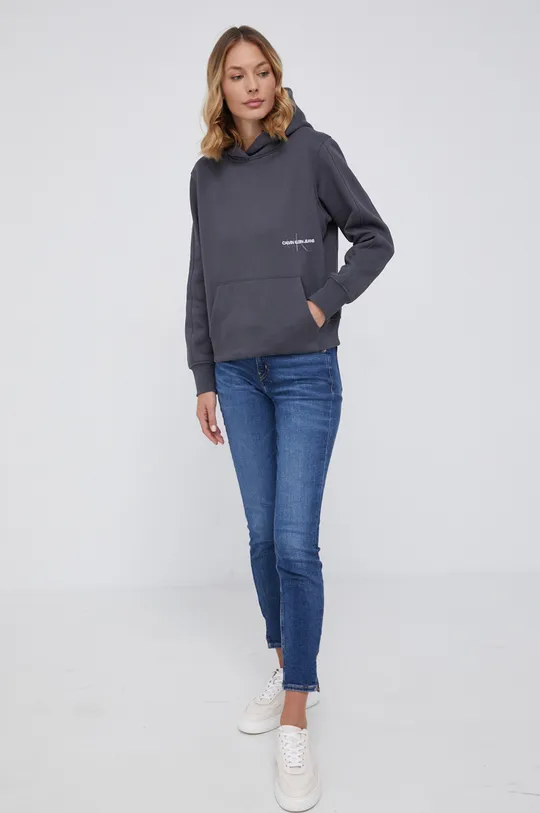 Calvin Klein Jeans Bluza J20J216234.4890 szary