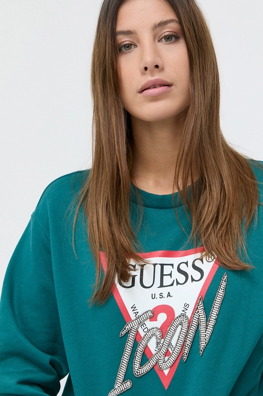 zielony Guess - Bluza