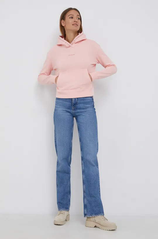 Calvin Klein Jeans Bluza J20J215464.4890 różowy