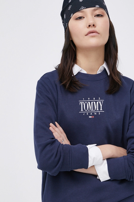 granatowy Tommy Jeans Bluza DW0DW11046.4890