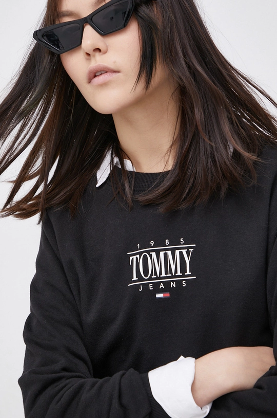 crna Dukserica Tommy Jeans Ženski