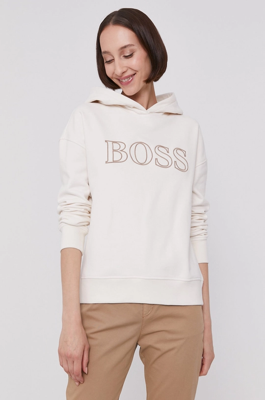 Boss Bluza 50453414 beżowy