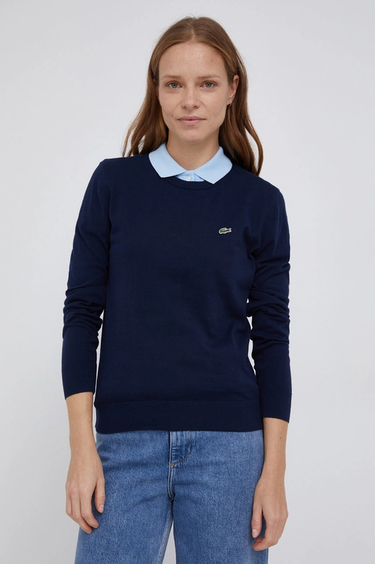 granatowy Lacoste Sweter AF7005 Damski