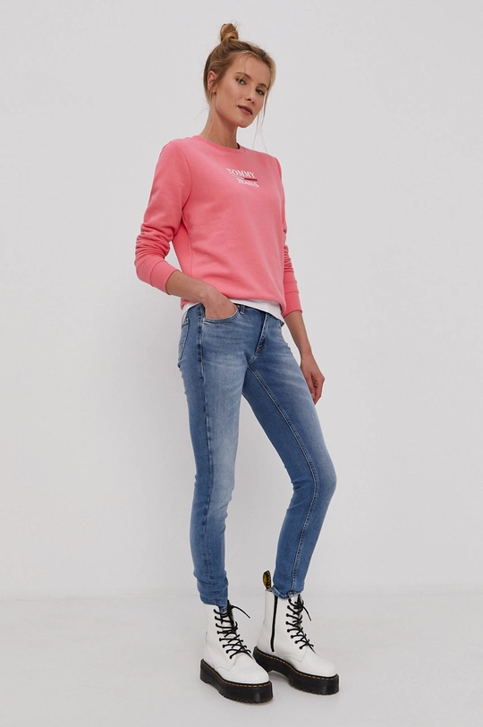 Tommy Jeans Bluza DW0DW09663.4890 różowy