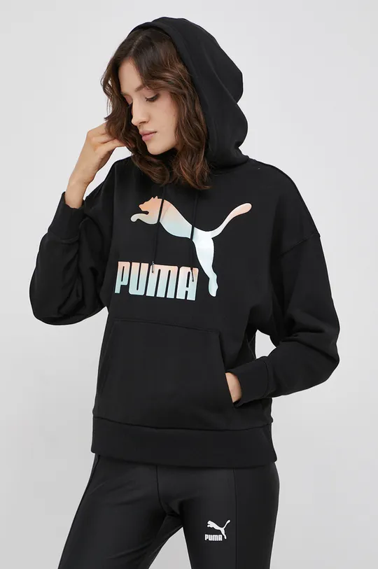 czarny Puma Bluza 530075