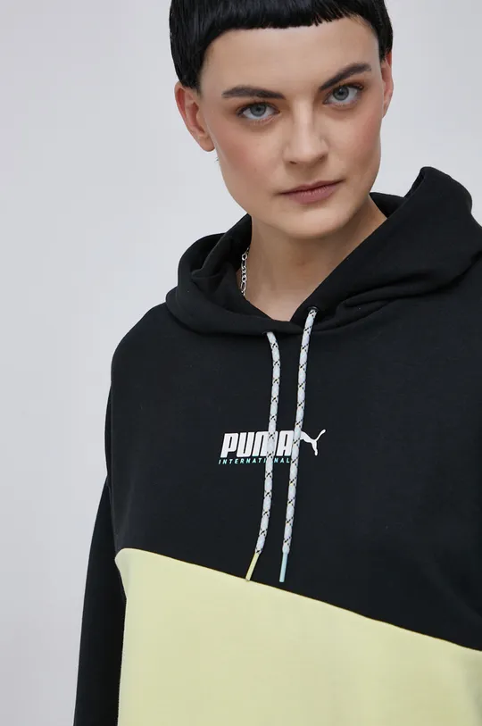 μαύρο Puma - Βαμβακερή μπλούζα