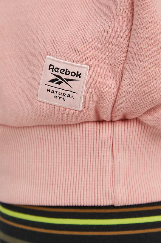 ružová Bavlnená mikina Reebok Classic