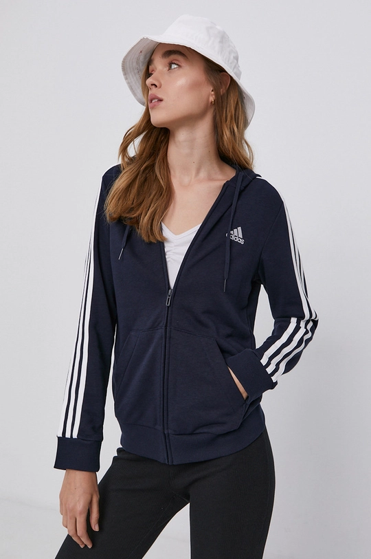 adidas Bluza GL0804 granatowy