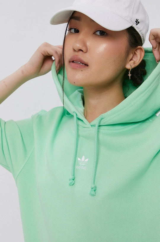 zielony adidas Originals Bluza bawełniana H06622