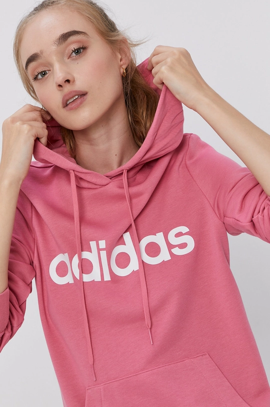 różowy adidas Bluza H07801 Damski