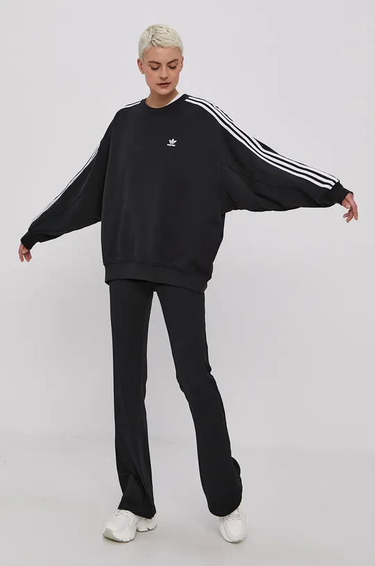 adidas Originals Bluza bawełniana H33539 czarny