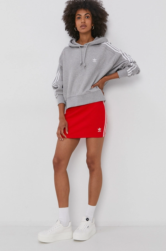 adidas Originals Bluza bawełniana H34615 szary