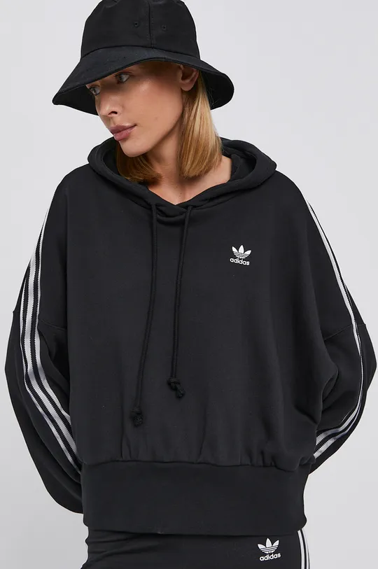 czarny adidas Originals Bluza bawełniana H37812