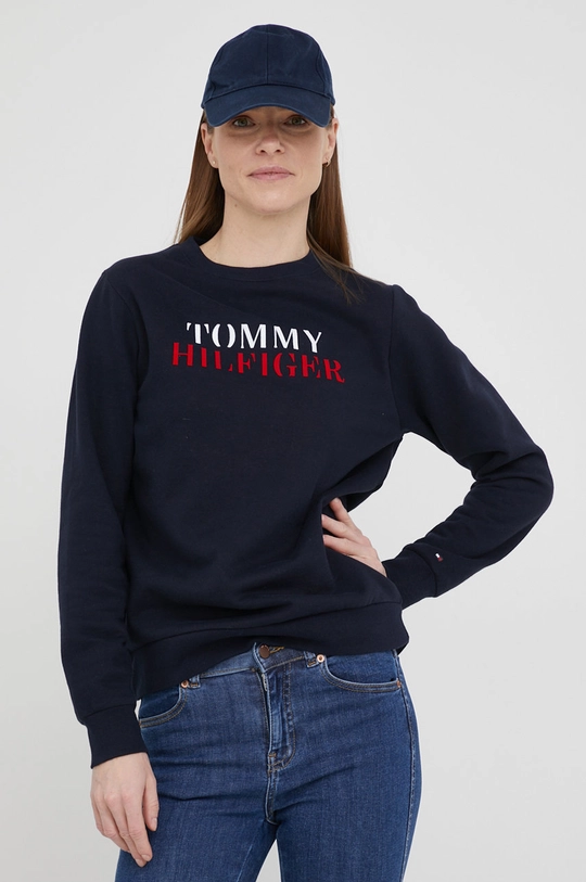 granatowy Tommy Hilfiger bluza Damski