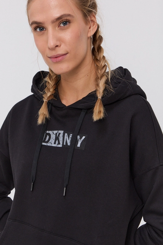 чёрный Хлопковая кофта Dkny