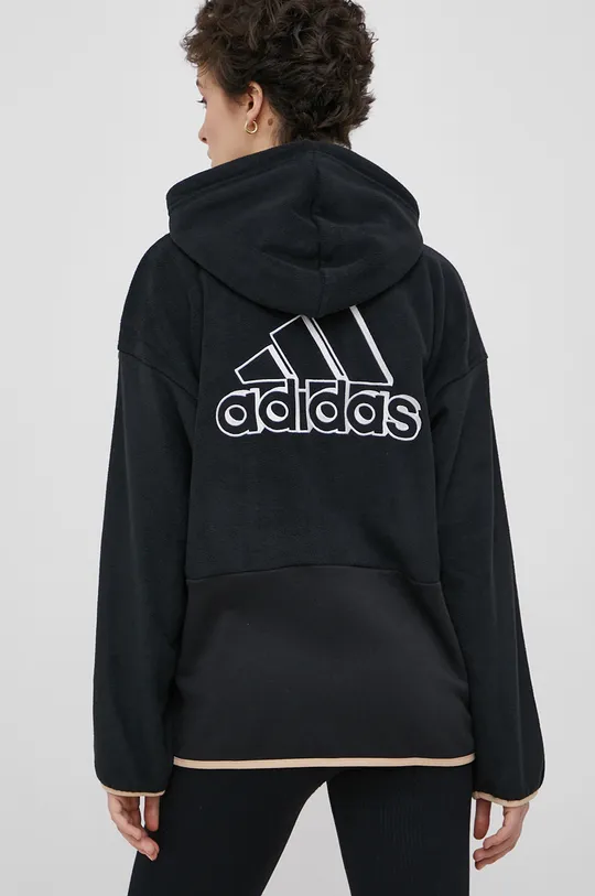 Mikina adidas GS1370  1. látka: 100% Polyester 2. látka: 70% Bavlna, 30% Recyklovaný polyester Podšívka vrecka: 35% Bavlna, 65% Recyklovaný polyester