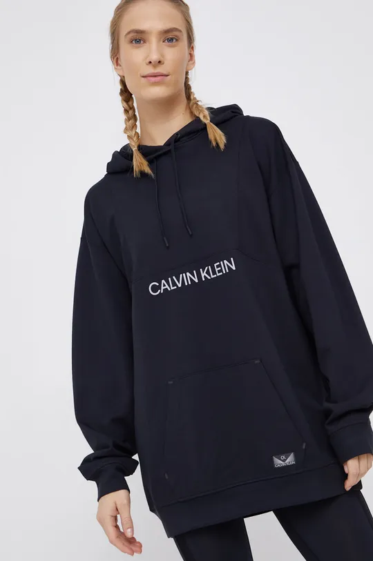 czarny Calvin Klein Performance Bluza Damski