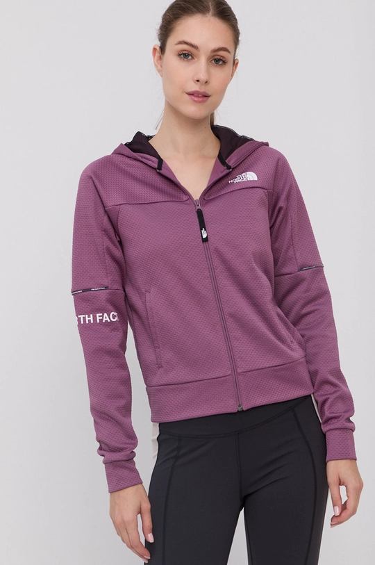 fioletowy The North Face Bluza