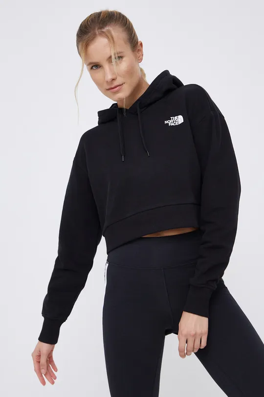 The North Face cotton sweatshirt black