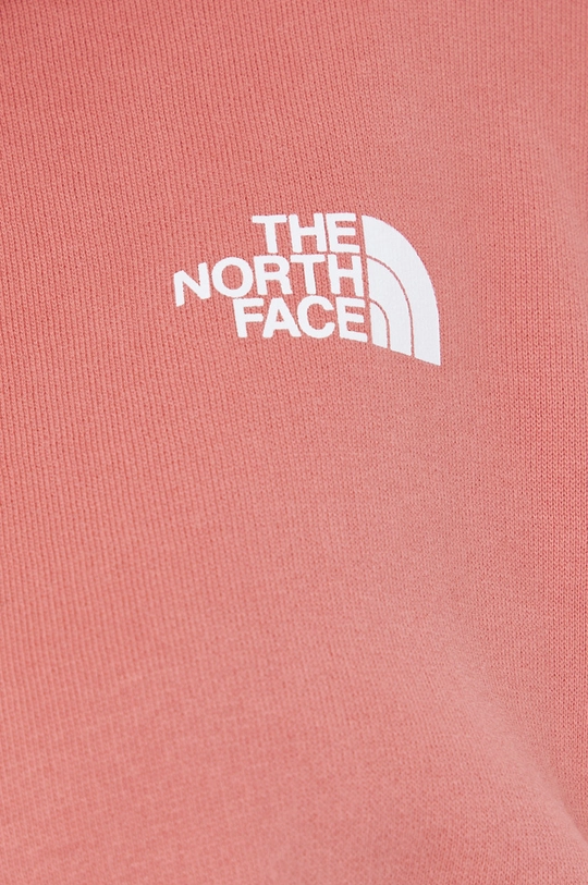 różowy The North Face Bluza bawełniana