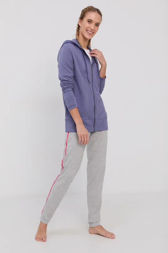 Піжамна кофта Calvin Klein Underwear фіолетовий