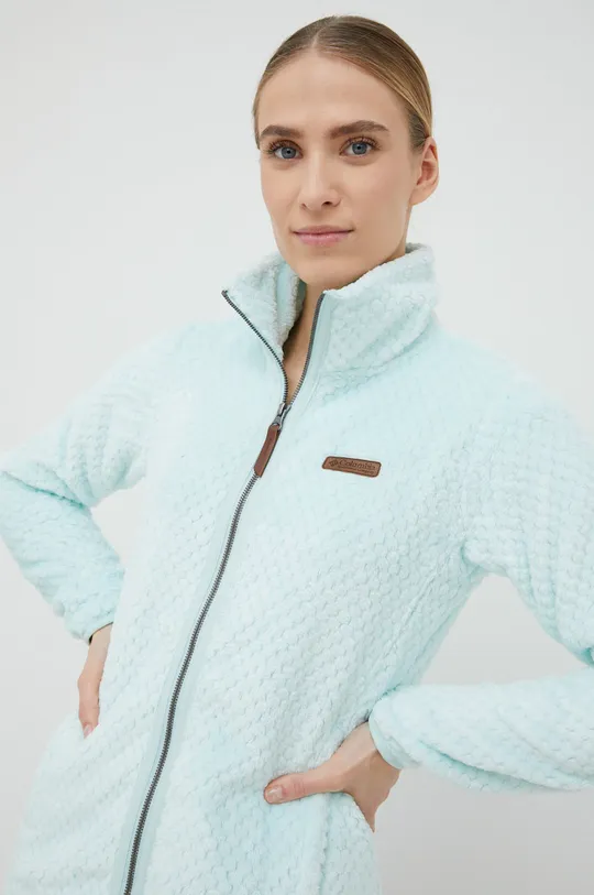 turquoise Columbia sweatshirt