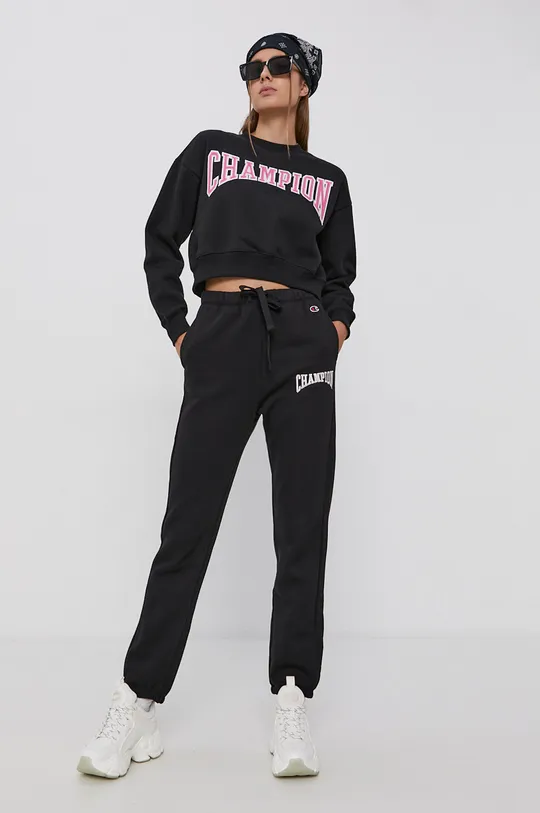 Champion Bluza 114767 Materiał zasadniczy: 73 % Bawełna, 27 % Poliester, Wstawki: 100 % Bawełna, Ściągacz: 98 % Bawełna, 2 % Elastan