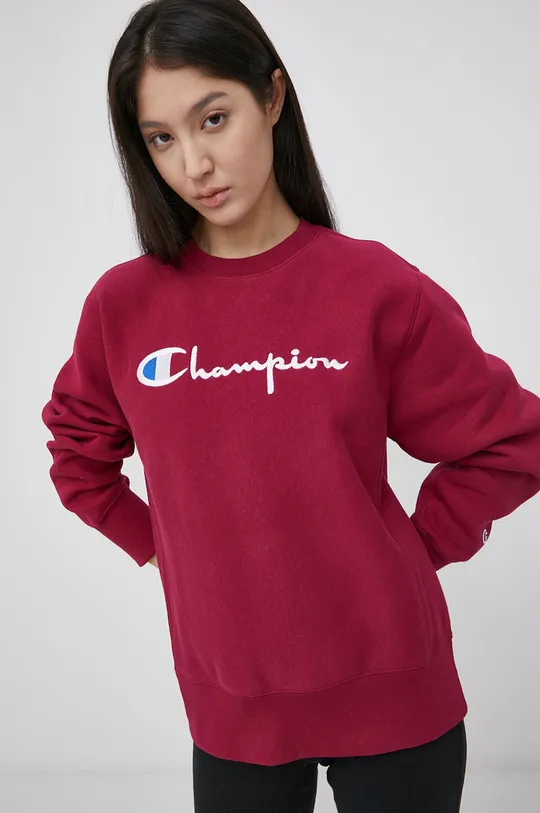 maroon Champion sweatshirt