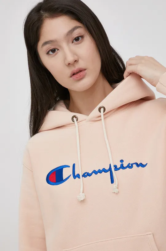 pink Champion sweatshirt