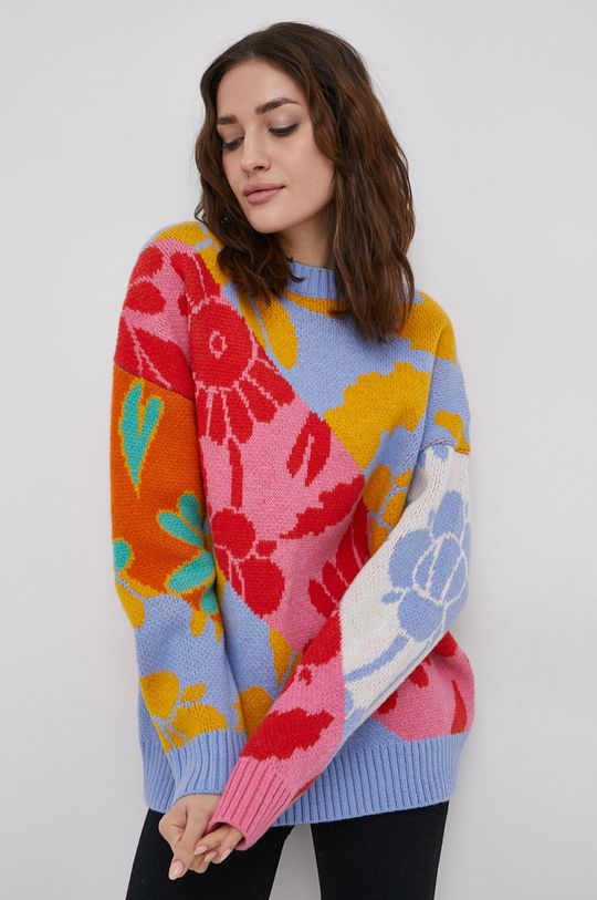 multicolor Roxy Sweter z domieszką wełny Damski