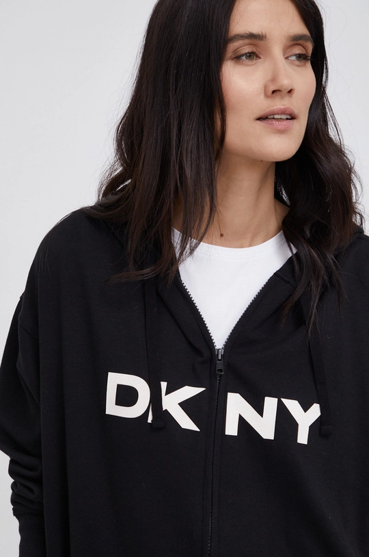 czarny Dkny Bluza YI2622484 Damski