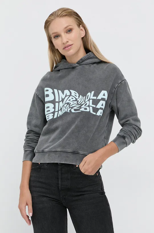 γκρί BIMBA Y LOLA - Βαμβακερή μπλούζα